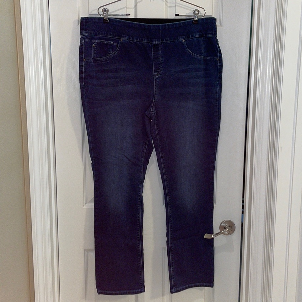 Laurie Felt Knit Clean Jean With Cambre Waist